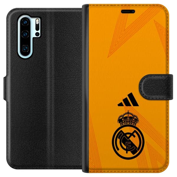 Kompatibel Tegnebogsetui til Huawei P30 Pro Real Madrid CF