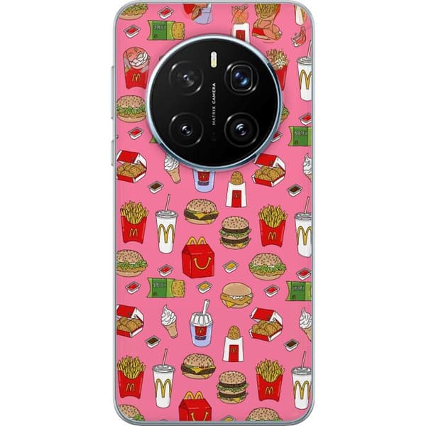 Kompatibelt Mobildeksel til Honor Magic7 Pro Fastfood rosa
