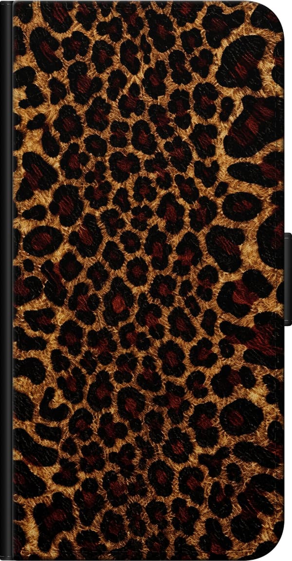 Kompatibel Tegnebogsetui til Samsung Galaxy Note20 Ultra Vild leopard brun