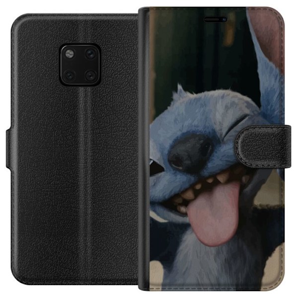 Huawei Mate 20 Pro Lompakkokotelo Stitch Söpö Alien - Sinine