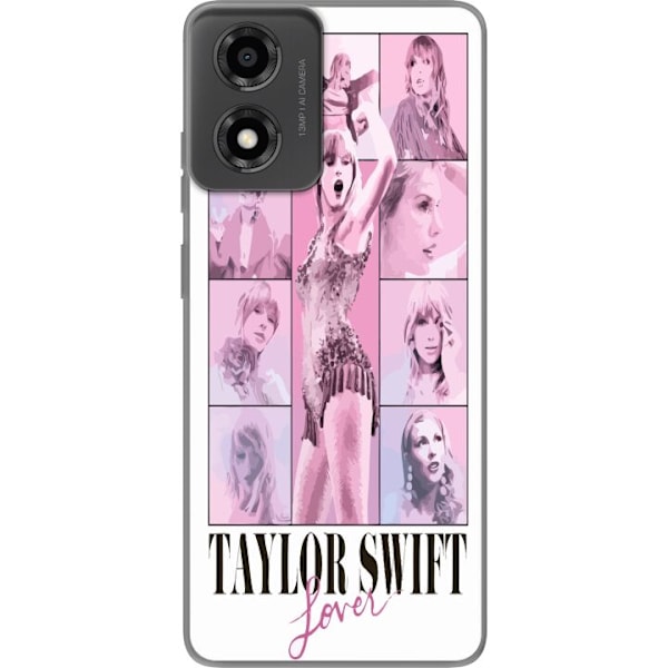 Motorola Moto E14 Genomskinligt Skal Taylor Swift