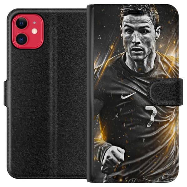 Kompatibel Tegnebogsetui til Apple iPhone 11 Ronaldo
