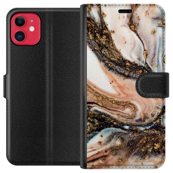 Kompatibel Tegnebogsetui til Apple iPhone 11 Ekstra