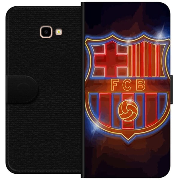 Samsung Galaxy J4+ Tegnebogsetui FC Barcelona