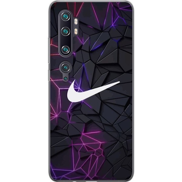 Xiaomi Mi Note 10 Pro Genomskinligt Skal Nike