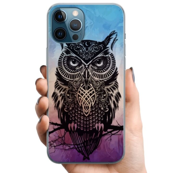 Apple iPhone 12 Pro Max TPU Mobilskal Owl