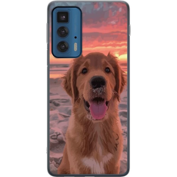 Motorola Edge 20 Pro Gjennomsiktig deksel Hund