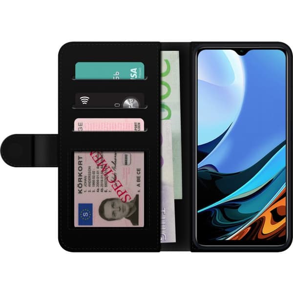 Kompatibel Tegnebogsetui til Xiaomi Redmi Note 9 4G Pikachu grøn