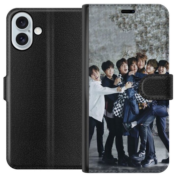 Apple iPhone 16 Plus Lompakkokotelo K-POP BTS