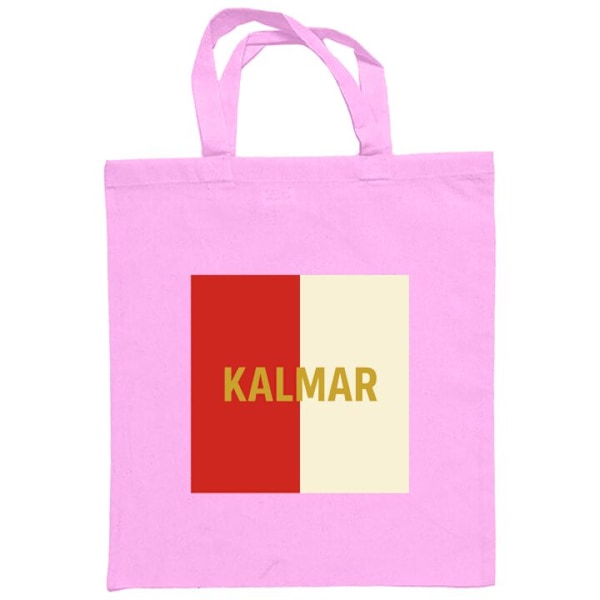 Tygpåse | Hållbar Shoppingväska i Tyg Kalmar – fotboll Rosa one size