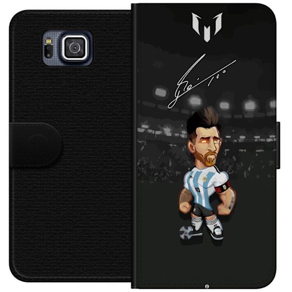 Samsung Galaxy Alpha Tegnebogsetui Messi