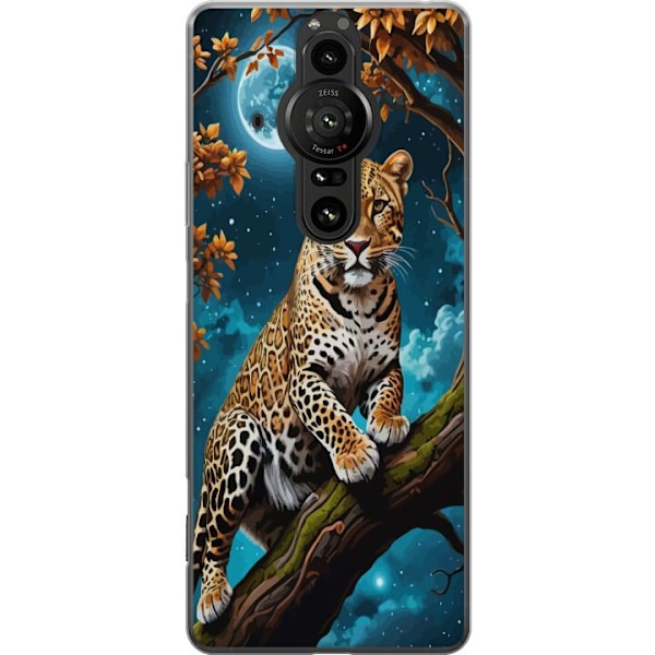 Sony Xperia Pro-I Gennemsigtig cover Leopard