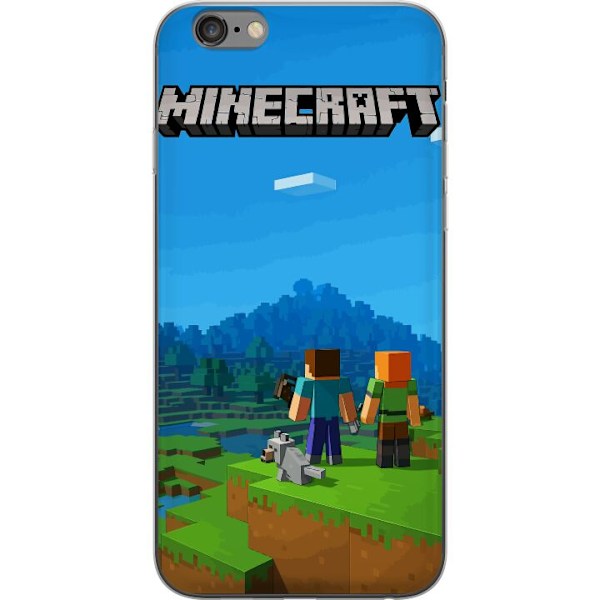 Apple iPhone 6 Plus Läpinäkyvä kuori Minecraft Key Art