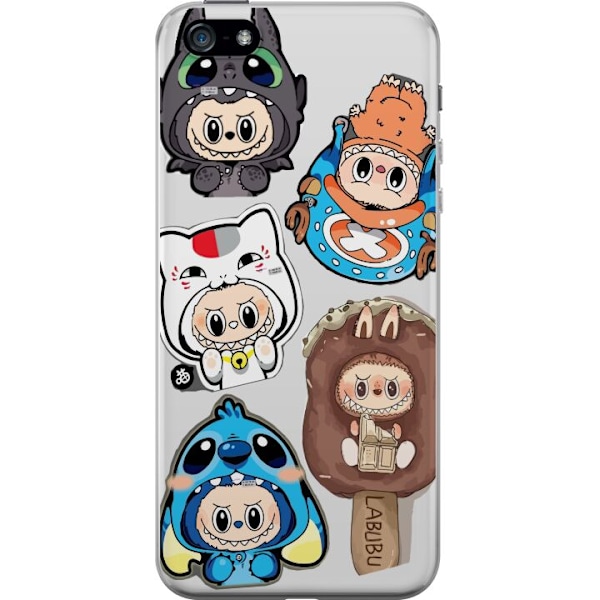 Apple iPhone 5 Läpinäkyvä kuori Labubu hahmokokoelma - Pop