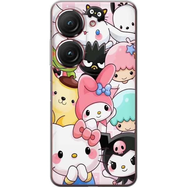 Asus Zenfone 9 Gennemsigtig cover Kawaii Sanrio Crew