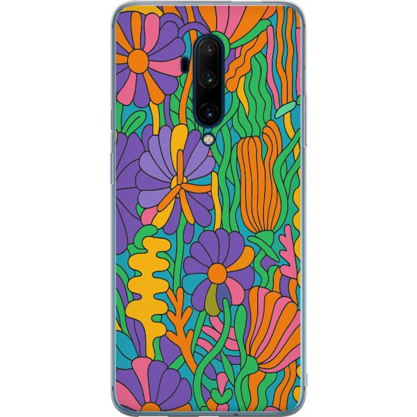 OnePlus 7T Pro Genomskinligt Skal Color Pop