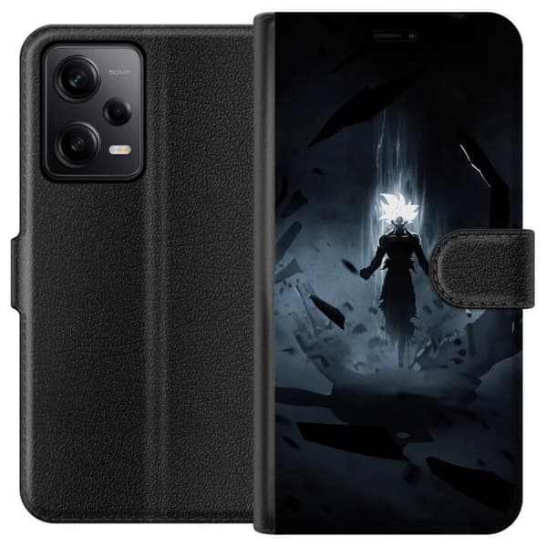 Kompatibelt Plånboksfodral till Xiaomi Redmi Note 12 Pro Shadow Warrior svart