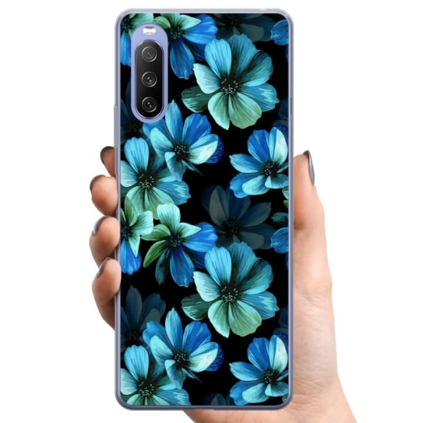 Sony Xperia 10 III TPU Mobildeksel Blomster