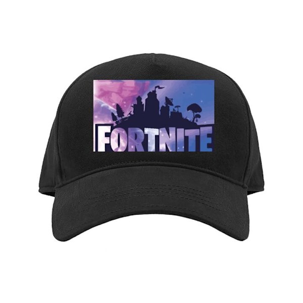 Kasket til Børn | Behagelig Justerbar Børne-Kasket Fortnite sort Barn