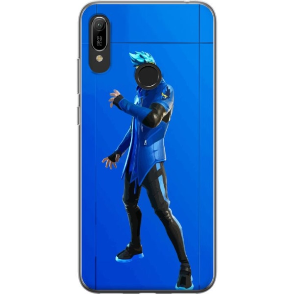 Huawei Y6 (2019) Läpinäkyvä kuori Fortnite - Ninja Blue