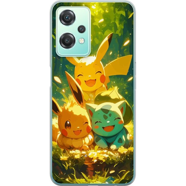 OnePlus Nord CE 2 Lite 5G Genomskinligt Skal Pixelmonster spelstil – färgstark design för retroälskande gamers