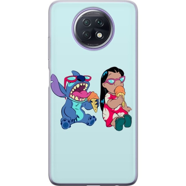 Xiaomi Redmi Note 9T Gennemsigtig cover Lilo & Stitch