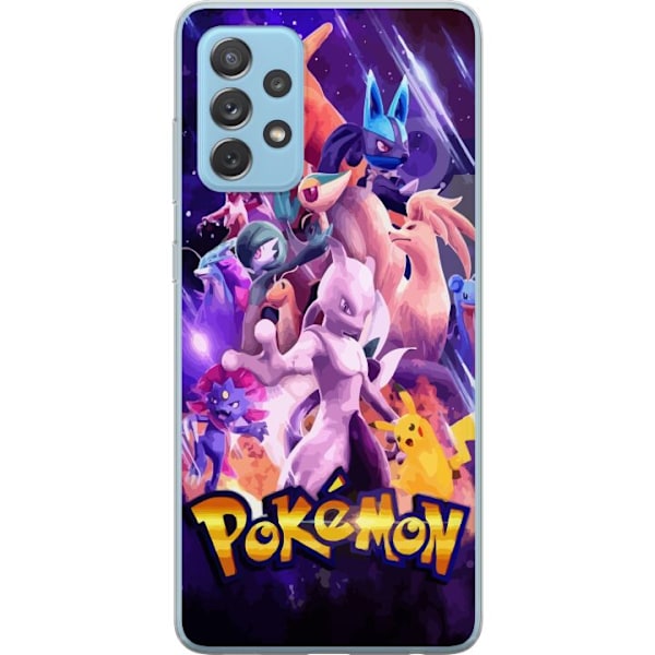 Samsung Galaxy A52 5G Gennemsigtig cover Pokemon