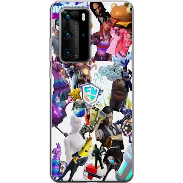 Huawei P40 Pro Gennemsigtig cover Fortnite