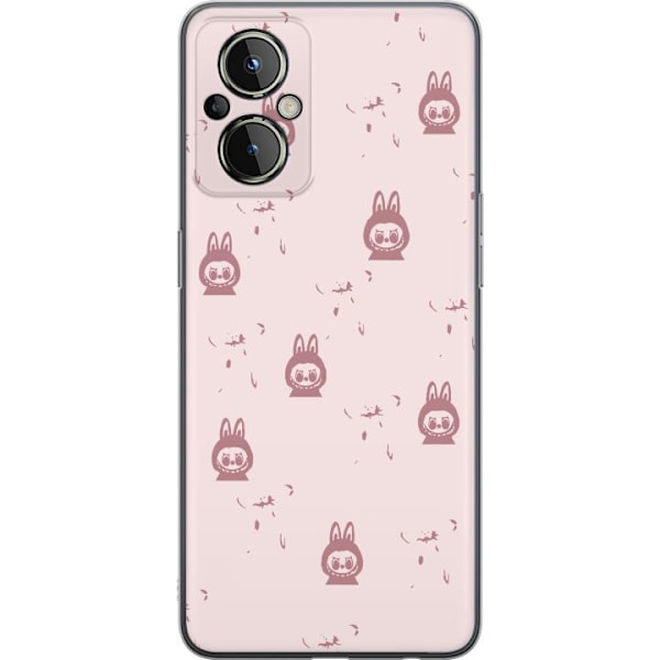 OnePlus Nord N20 5G Läpinäkyvä kuori Labubu Neon Pop - Neonvärinen pop art hirviö