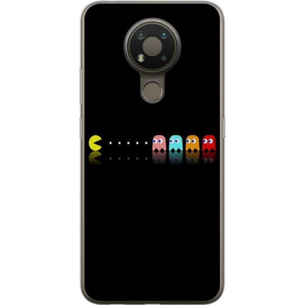 Kompatibelt Mobildeksel til Nokia 3.4 Retro spelkaraktärer rad