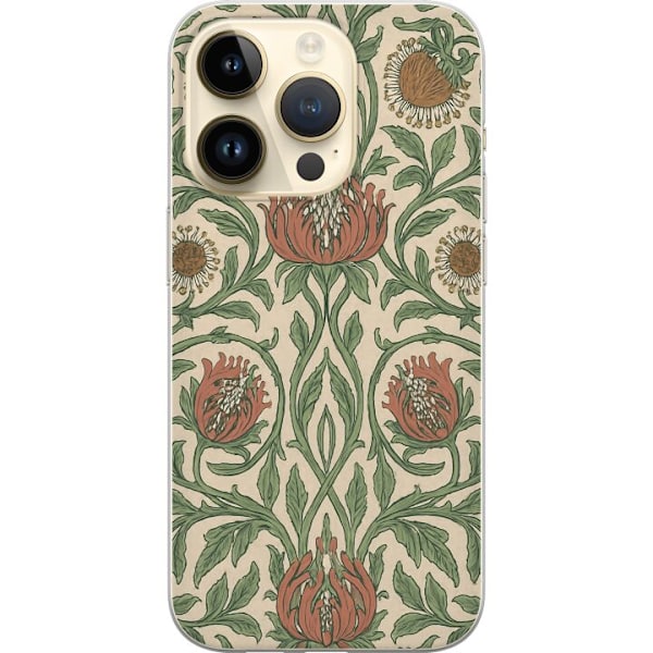 Apple iPhone 14 Pro Gennemsigtig cover Blad Detaljer