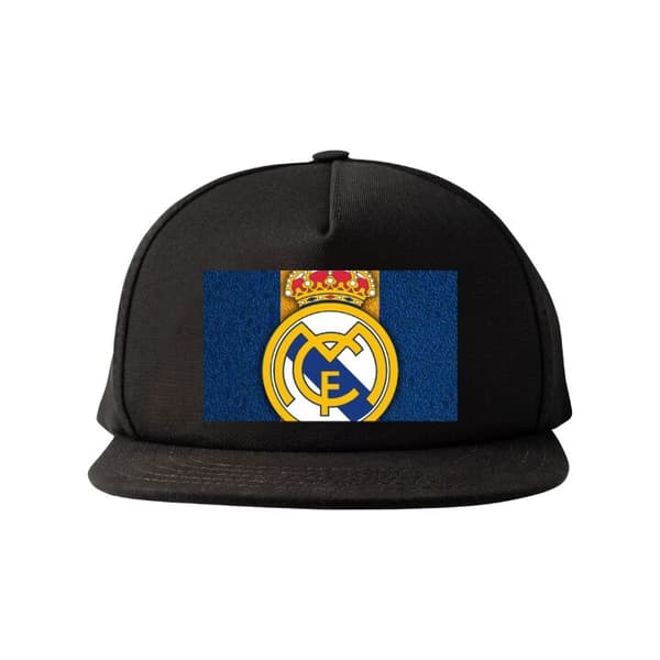 Snapback-lue svart one size