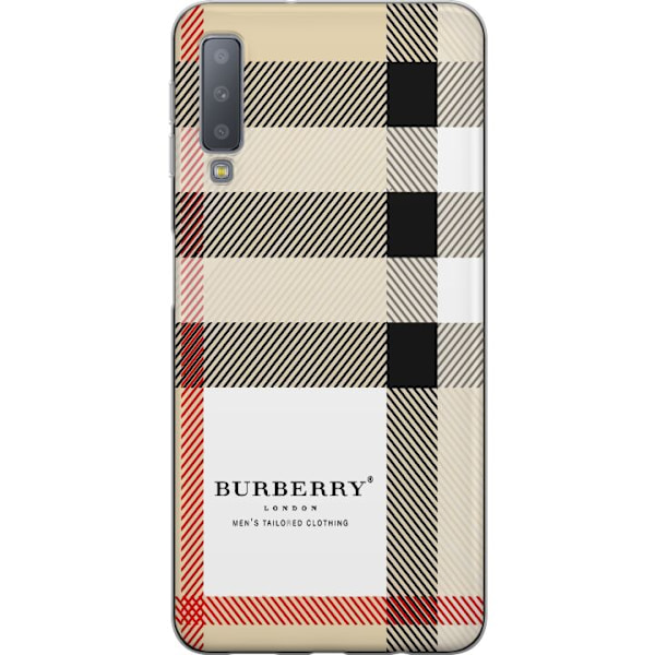 Samsung Galaxy A7 (2018) Läpinäkyvä kuori Burberry