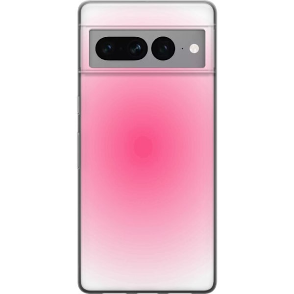 Google Pixel 7 Pro Gennemsigtig cover Rosa Sky