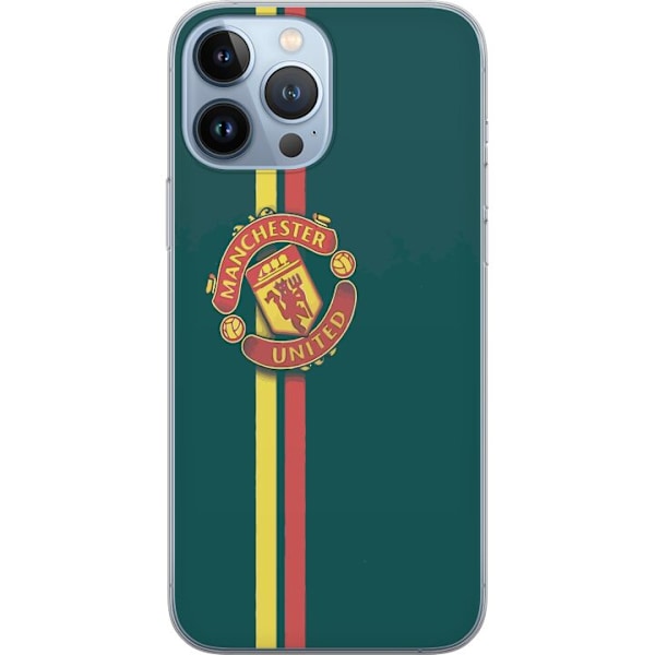 Apple iPhone 13 Pro Max Genomskinligt Skal Manchester United F