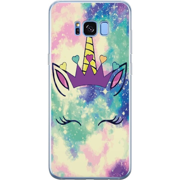 Samsung Galaxy S8+ Genomskinligt Skal Unicorn Face