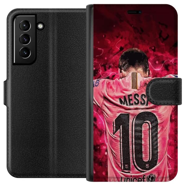 Kompatibelt Plånboksfodral till Samsung Galaxy S21+ 5G Messi