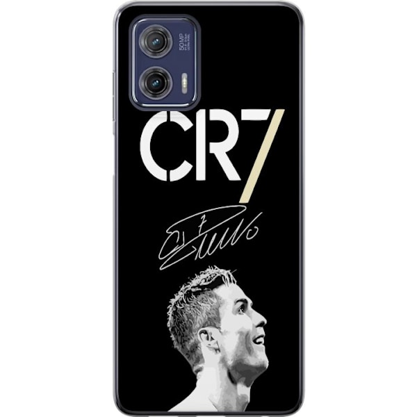 Motorola Moto G73 Gennemsigtig cover CR7 Ronaldo