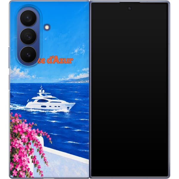 Kompatibelt Mobildeksel til Samsung Galaxy Z Fold8 Ultra Blå rivierayacht blå