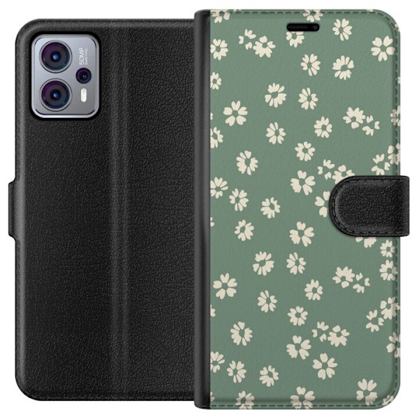 Motorola Moto G23 Plånboksfodral Blomsterdröm – färgglatt blommönster