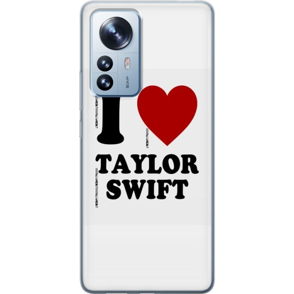 Xiaomi 12 Pro Läpinäkyvä kuori Taylor Swift