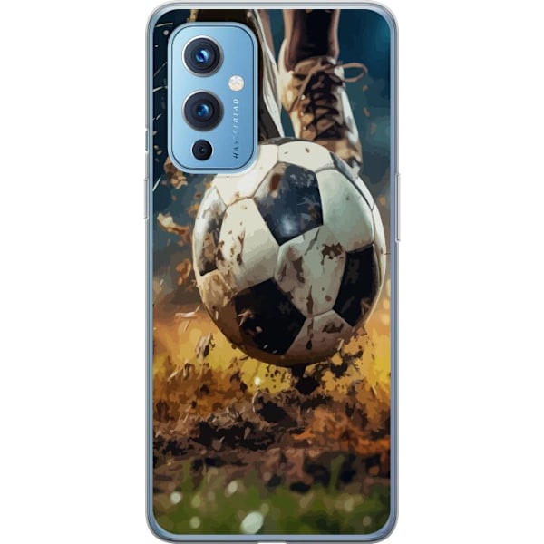 OnePlus 9 Genomskinligt Skal Fotboll