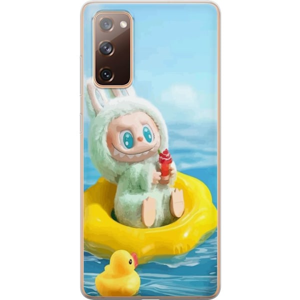 Samsung Galaxy S20 FE Gjennomsiktig deksel Labubu Stripe Attac