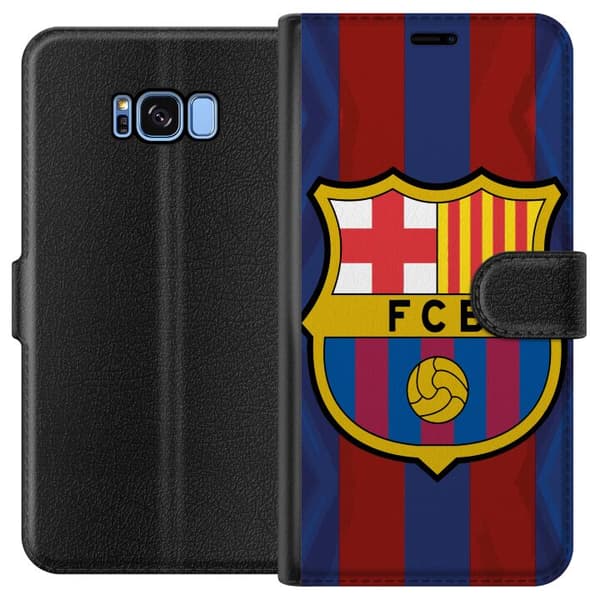 Kompatibelt Lommeboketui til Samsung Galaxy S8 FCB Barcelona