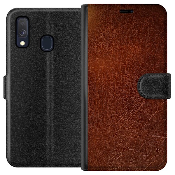 Samsung Galaxy A40 Tegnebogsetui Læder