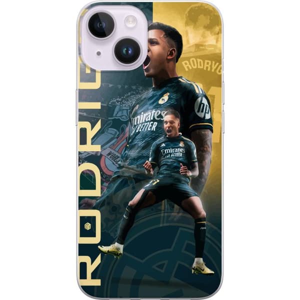 Kompatibelt Mobildeksel til Apple iPhone 14 Rodrigo Fotballspiller Real Madrid