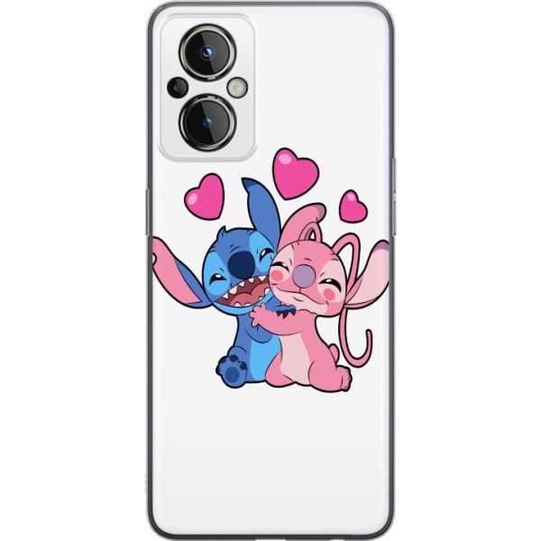 OnePlus Nord N20 5G Läpinäkyvä kuori Lilo & Stitch