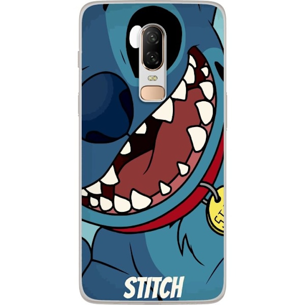 OnePlus 6 Gennemsigtig cover Stitch