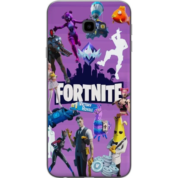 Samsung Galaxy J4+ Läpinäkyvä kuori Fortnite