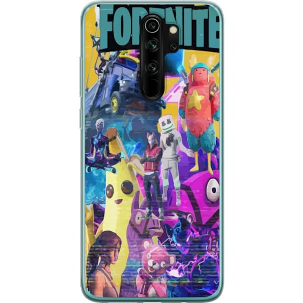 Xiaomi Redmi Note 8 Pro  Läpinäkyvä kuori Fortnite